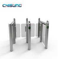 High speed glass gate swing barrier gate for pedestrian access control