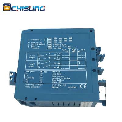 AC/DC 12-24V Blue Single Induction Vehicle Loop Detector