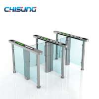 Automatic Intelligent access retractable high speed swing barrier gate