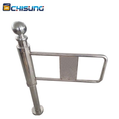 Supermarket Access Control Mechanical Single Barrier Swing Gate