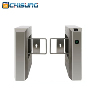 Automatic Card Reader Access Control Security System Swing Barrier Gate DC Brushless Motor Swing Speed Gate