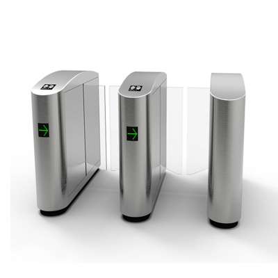 China Manufacture Far End Control Management Sliding Biometric Gate Turnstile